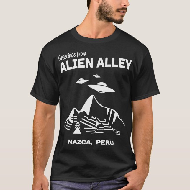 T-shirt Allée des Aliens Nazca Pérou (Devant)