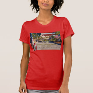 T-shirt Allée des Drapeaux du Mont Rushmore Semiquincenten