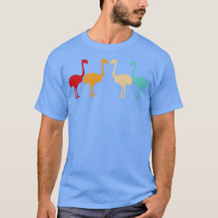 T-shirt Allégation Safari Afrique Ostrich animal d'oiseaux