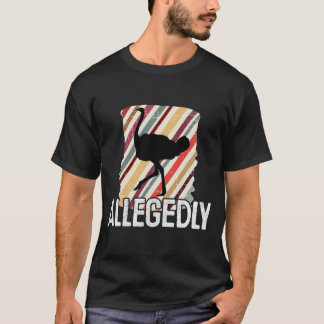 T-shirt Allégué autruche Letterkenny - cadeau d'amant