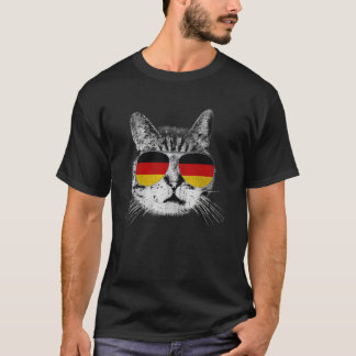 T-shirt Allemagne allemand - Drapeau Chat Vintage Hommes F