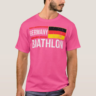 T-shirt Allemagne Biathlon Cible Ski tir Sport Biat