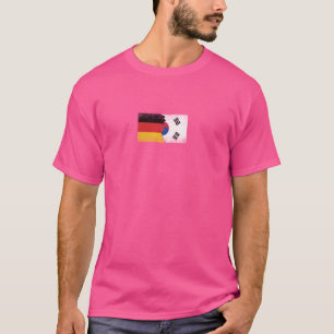 T-shirt Allemagne Corée du Sud Drapeaux - Allemagne Corée 