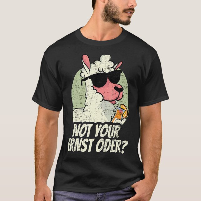 T-shirt Allemagne Deutsch DT allemand Pas votre Ernst Oder (Devant)