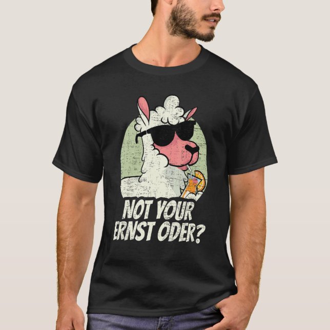 T-shirt Allemagne Deutsch DT Allemand Pas Votre Ernst Oder (Devant)