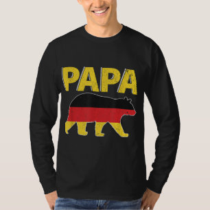 T-shirt Allemagne Drapeau Papa Ours père allemand Fête des