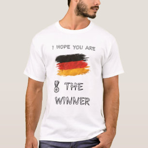 T-shirt Allemagne-Équipe-Deutschland-Athlétique-Fierté-Pin