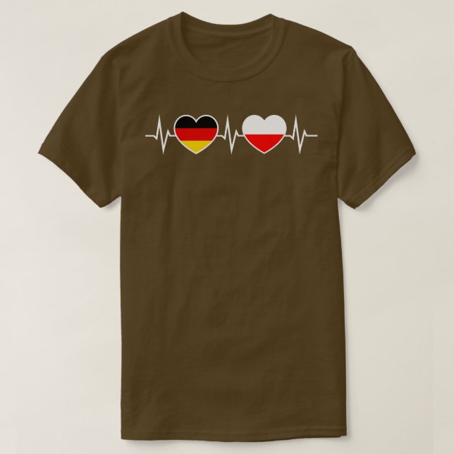T-shirt Allemagne Pologne (Design devant)