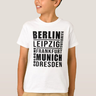 T-shirt Allemagne Villes Allemagne Ville Ville Idée cadeau