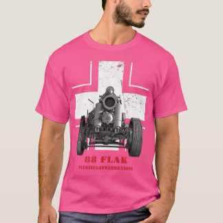 T-shirt Allemand 88 Flak Anti-Aircraft Anti-Tank Gun 2ème