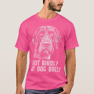 T-shirt Allemand À poils durs Pointer Chasse Chien Chasse