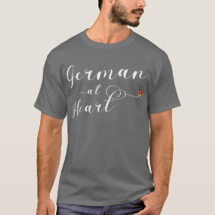 T-shirt Allemand Au Coeur, Allemagne