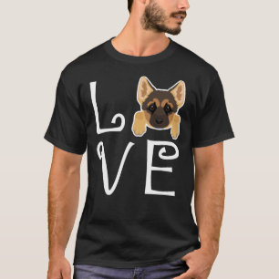 T-shirt Allemand Berger Amour Relaxé
