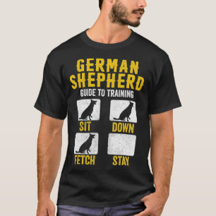 T-shirt Allemand Berger Guide D'Entraînement Chemises Chie