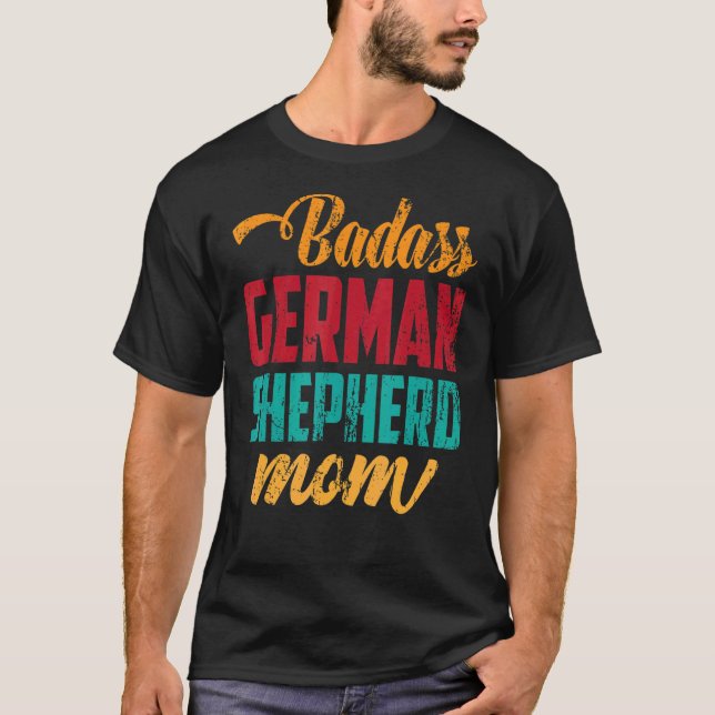 T-shirt Allemand Berger Maman Animaux de compagnie Proprié (Devant)