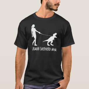 T-shirt Allemand Berger Maman Dinosaure GSD Propriétaires