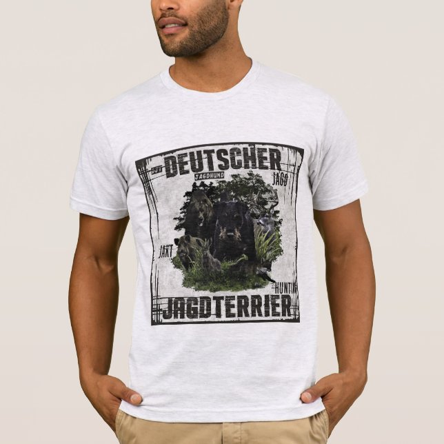 T-Shirt allemand de chasse Terrier (Jagdterrier) (Devant)