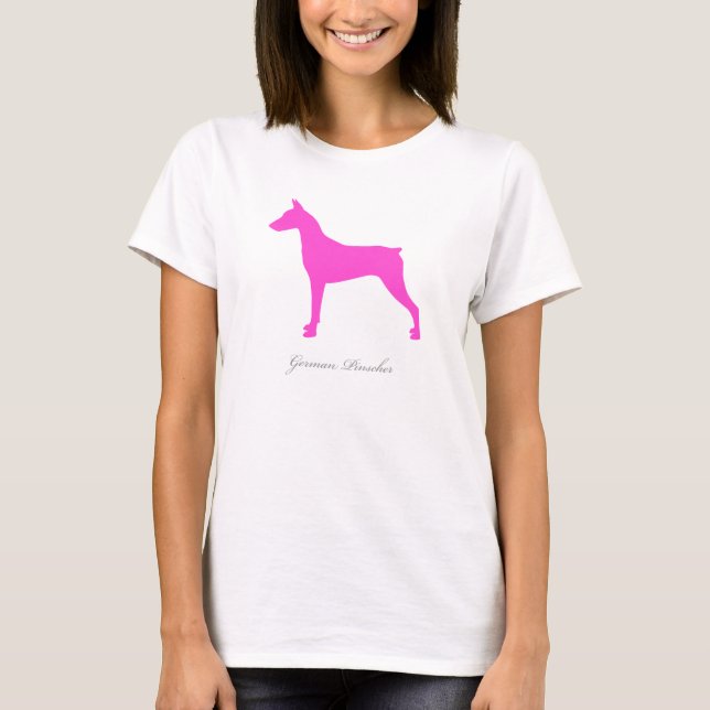 T-shirt allemand de Pinscher (version accouplée (Devant)