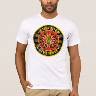 T-shirt Allemand d'université de Schneider