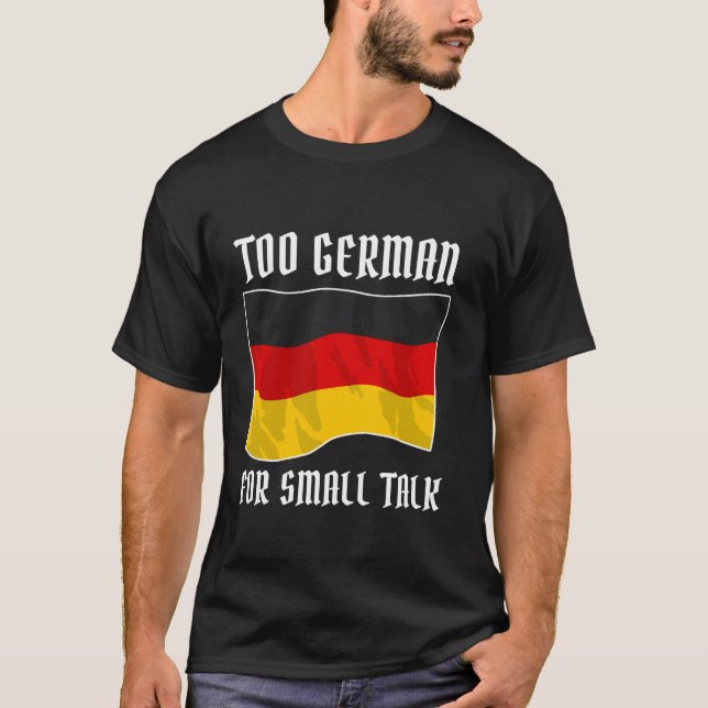 T-shirt Allemand Immigrant Cliche Ironie Slogan Drôle Alle (Devant)