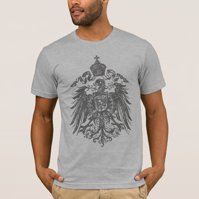 T-shirt Allemand impérial Eagle (Devant)