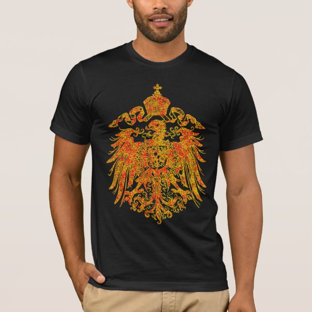 T-shirt Allemand impérial Eagle (Devant)