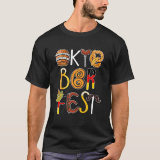 T-shirt Allemand Oktoberfest Funny Oktoberfest Costume Hom