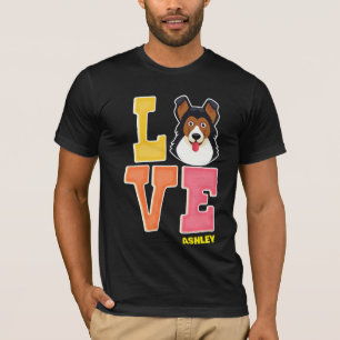 T-shirt Allemand Shepherd amoureux couleur mignonne