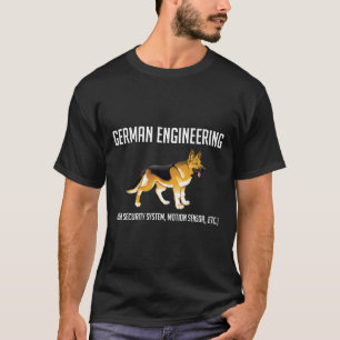 T-shirt Allemand Shepherd Engineering Home Système de sécu
