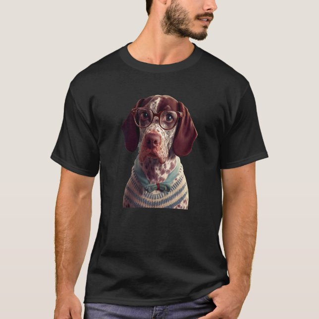 T-shirt Allemand Shorthair Pointer GSP Maman DAD 1 (Devant)