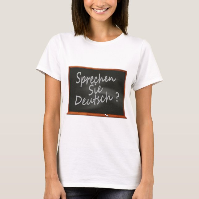 T-shirt Allemand - Sprechen Sie Deutsch? (Devant)