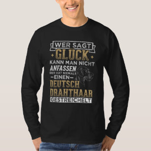 T-shirt Allemand Wire Hair Strot Chien Propriétaire Chasse
