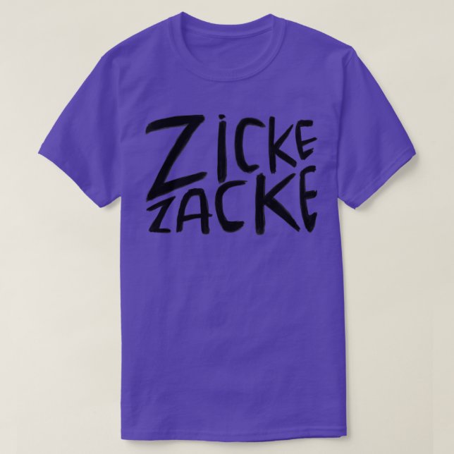 T-shirt Allemand Zicke Zacke (Design devant)