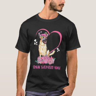 T-shirt Allemande Berger Mama Femmes Filles Maman Mama