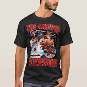 T-shirt Allen Iverson La réponse Basketball Légende Signat