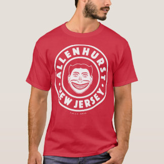 T-shirt Allenhurst New Jersey Cercle blanc