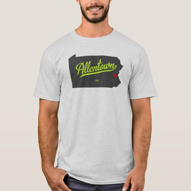 T-shirt Allentown, PA (Devant)