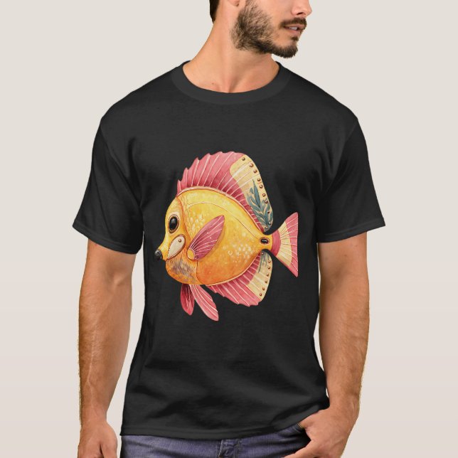 T-SHIRT ALLER À LA PÊCHE (Devant)
