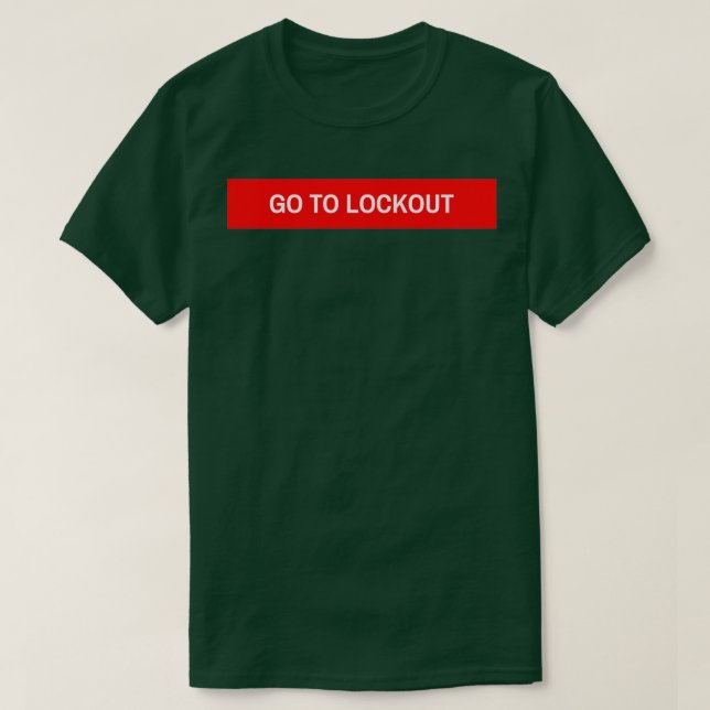 T-SHIRT ALLER À LA VERROUILLE (Design devant)