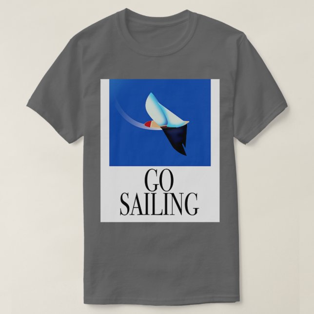 T-shirt Aller à la voile (Design devant)