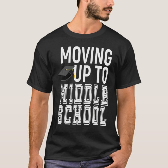 T-shirt Aller Au Secondaire Élémentaire Gradu (Devant)