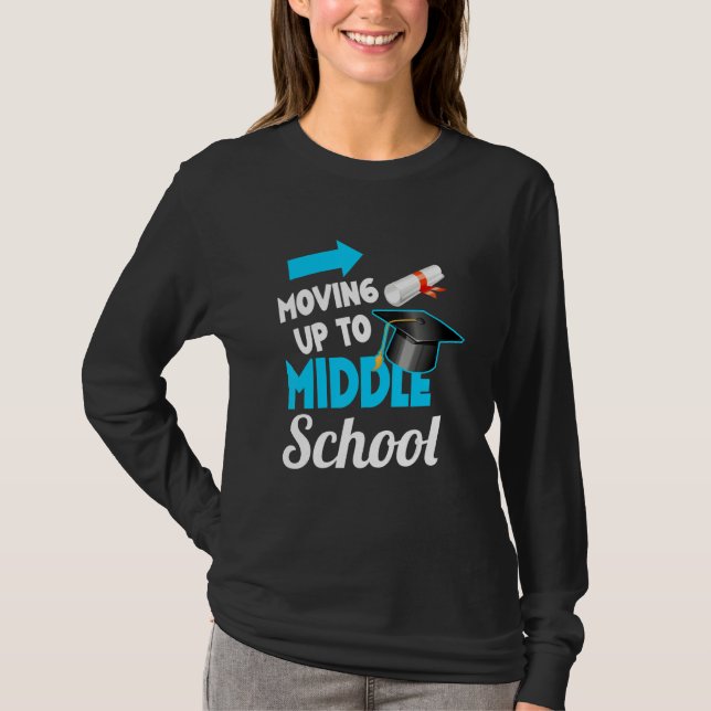 T-shirt Aller Au Secondaire Élémentaire Gradu (Devant)