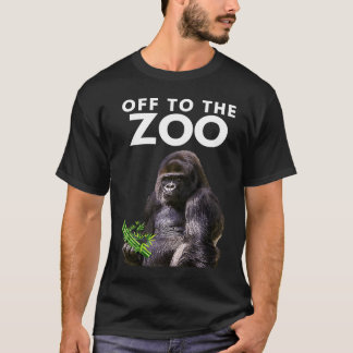 T-shirt Aller Au Zoo Animaux Faune Safari Zoo Excursion Al