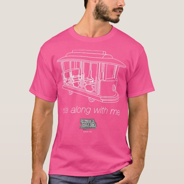 T-shirt Aller Avec Daniel Tiger (Dark) (Devant)