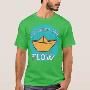 T-shirt Aller avec le bateau à papier