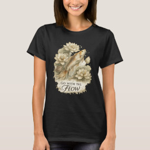 T-shirt Aller avec le courant
