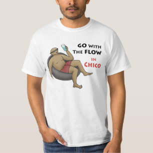T-shirt Aller avec le flux à Chico Shirt