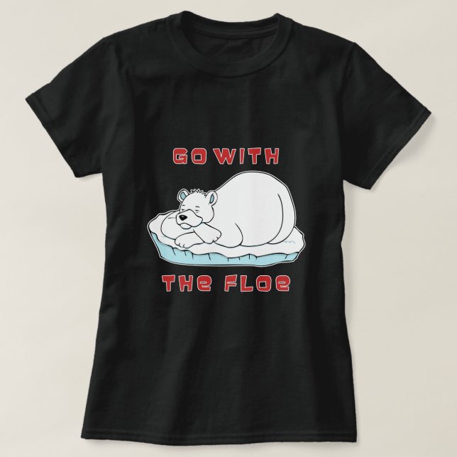 T-shirt Aller Avec L'Ours Polaire Floe (Design devant)