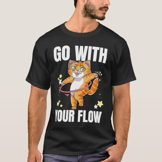 T-shirt Aller Avec Votre Flux De Danse Exercice Hooper Ca (Devant)
