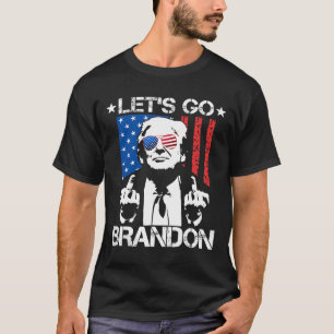 T-shirt Aller Brandon Trump - Drapeau médian